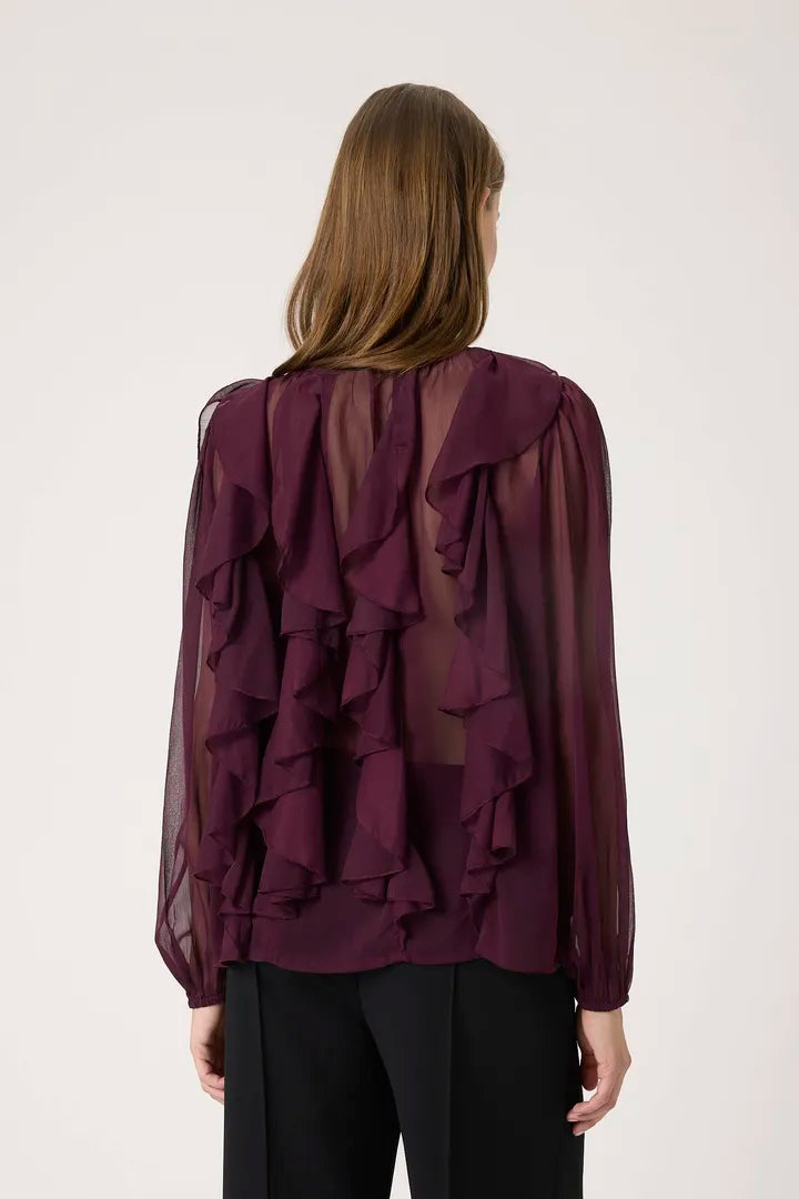 Harietta Frill Blouse