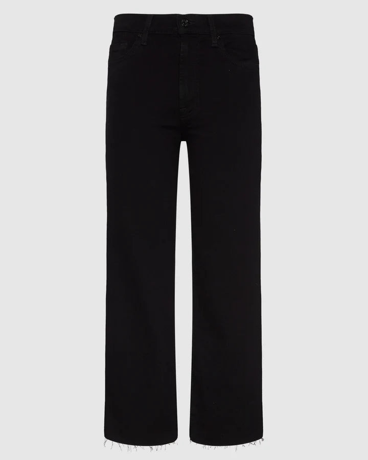 Cropped Alexa High Rise Straight Leg