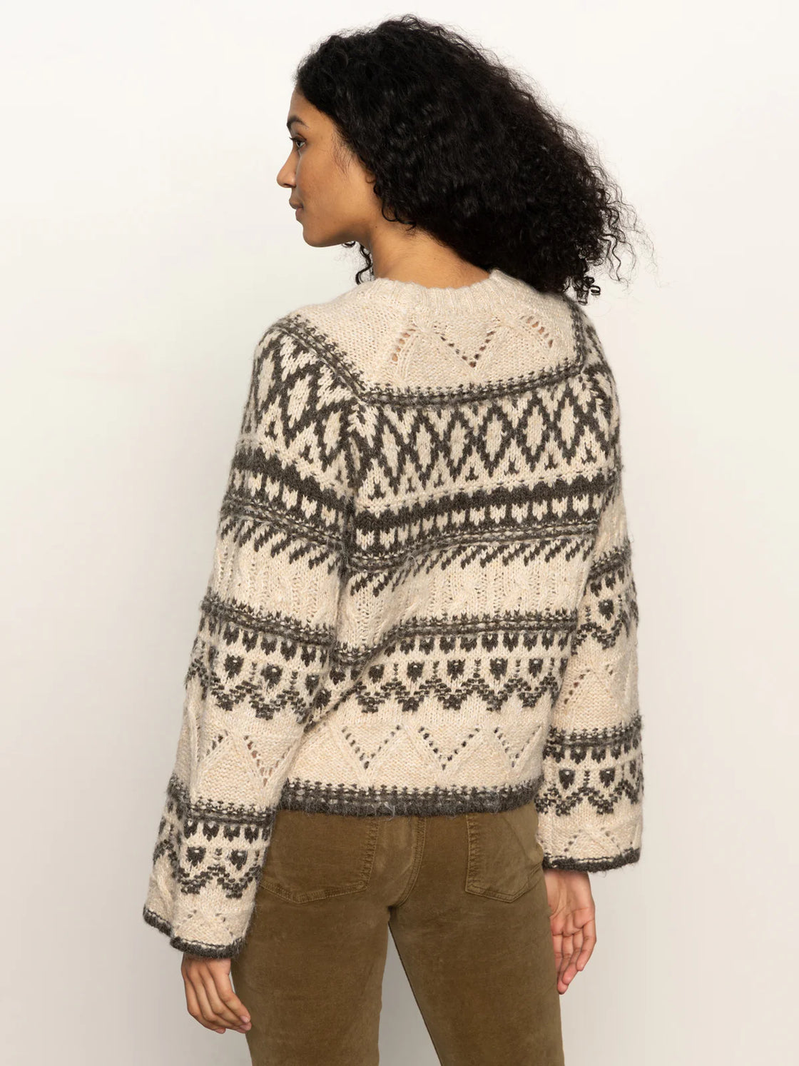 Fairisle Crew Neck Sweater