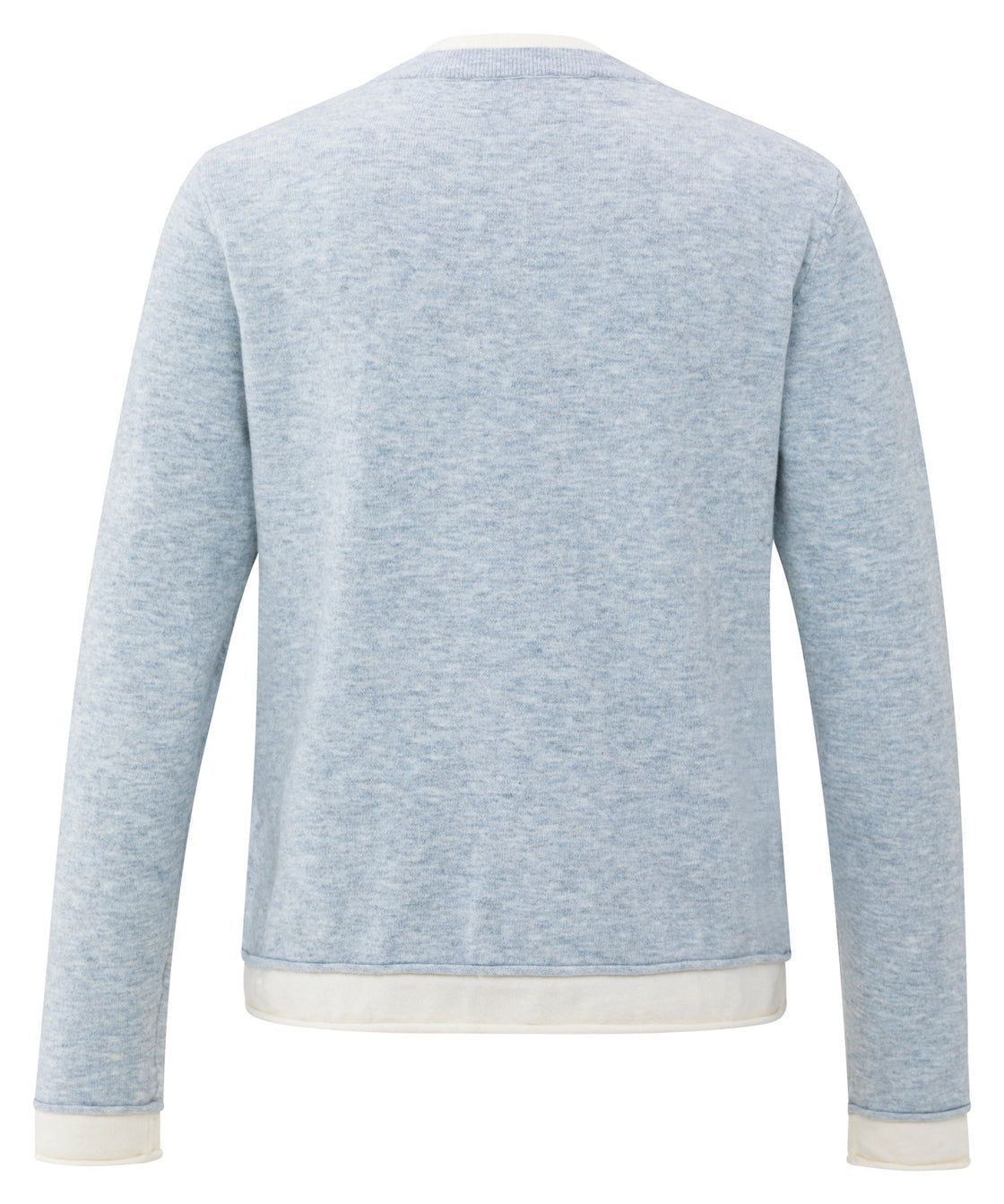 Double Layer Contrast Sweater