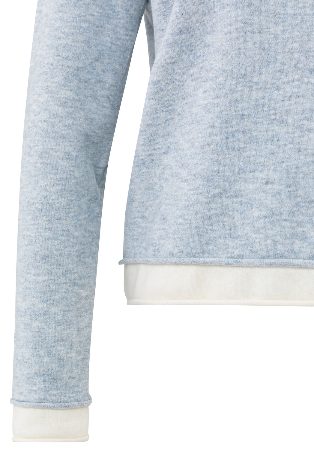 Double Layer Contrast Sweater