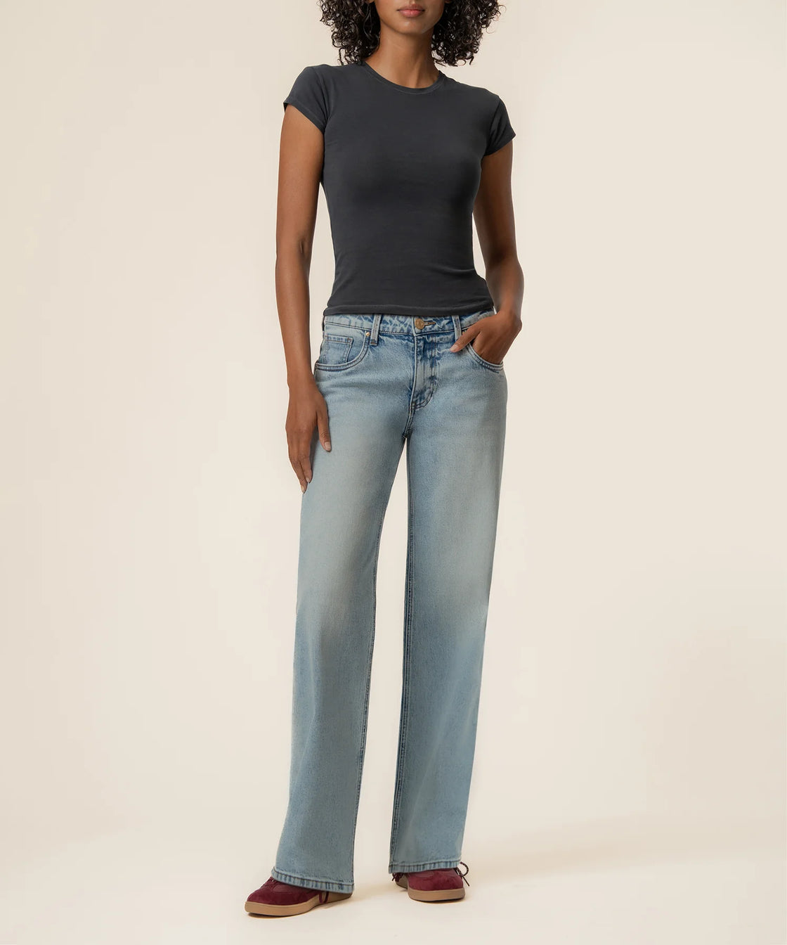 Selena Baggy Low Rise Enthusiastic