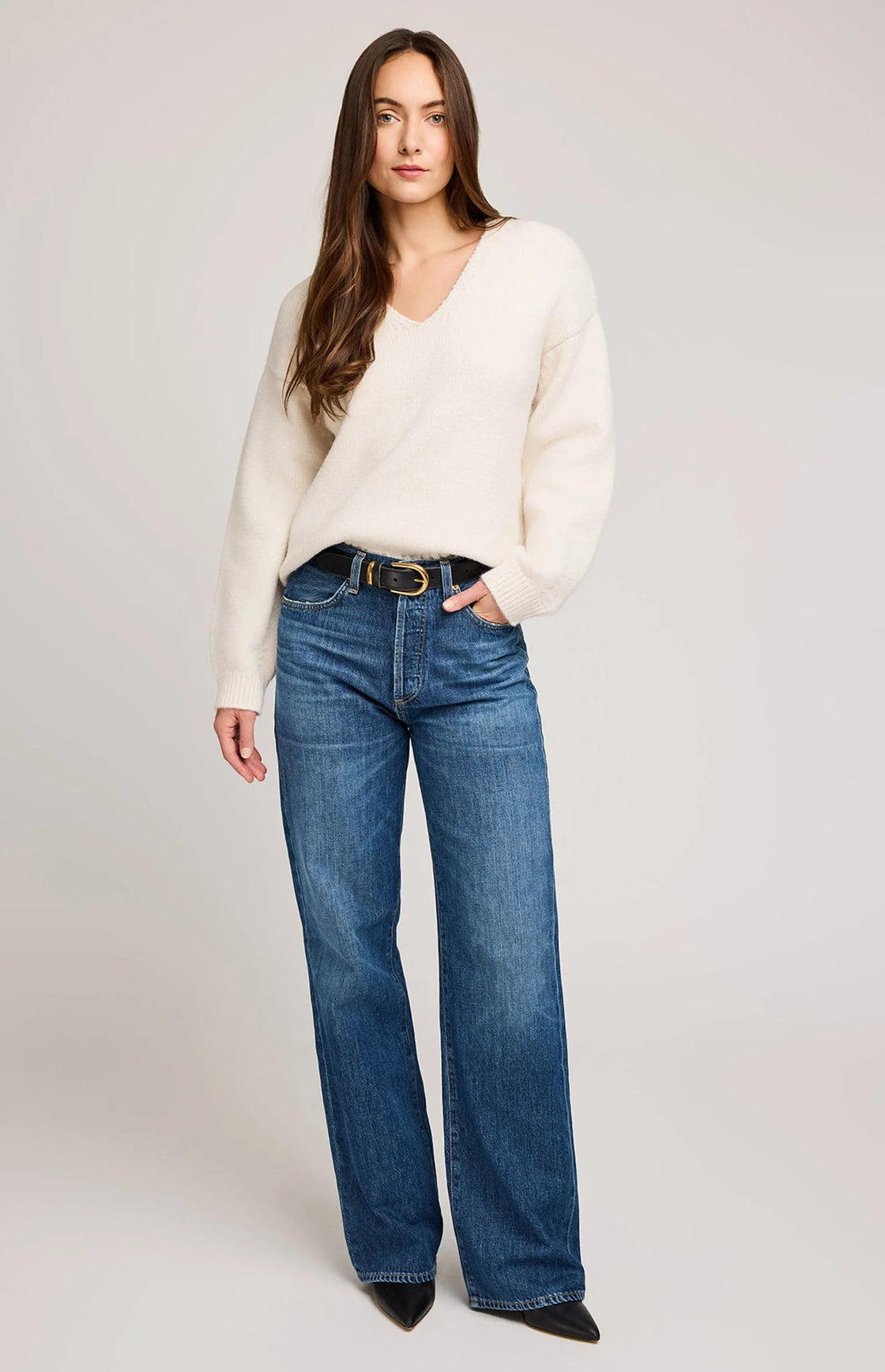 Angelica V-Neck Sweater