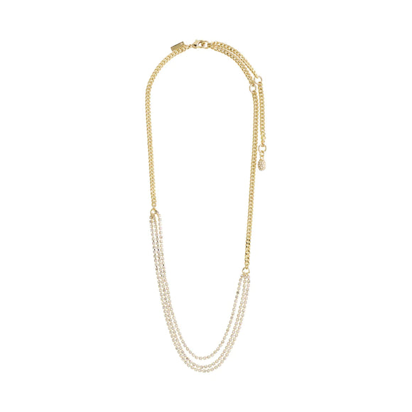 PILGRIM BLINK CRYSTAL NECKLACE
