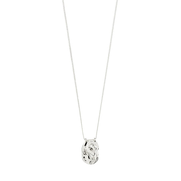 PILGRIM PEACE PENDANT NECKLACE -  SILVER