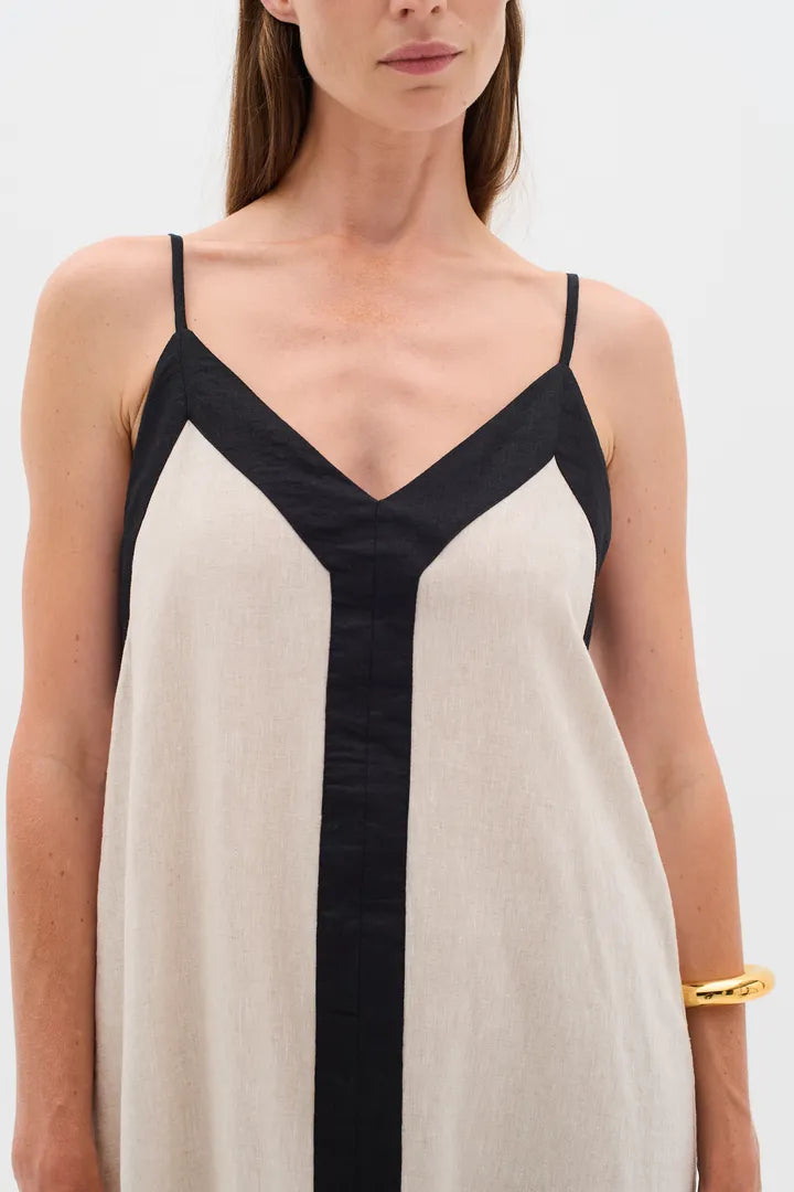Rigitta Linen Strap Dress