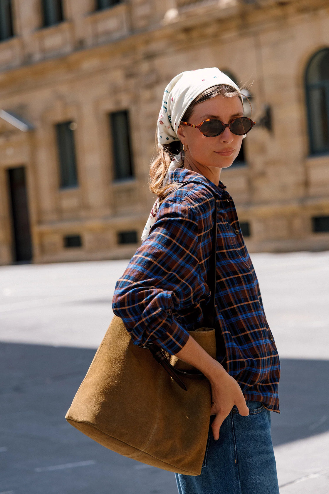 Multicolour Checkered Blouse