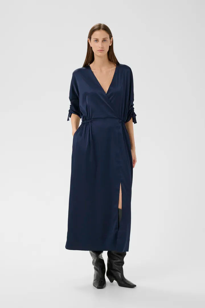 Lake Fake Wrap Dress