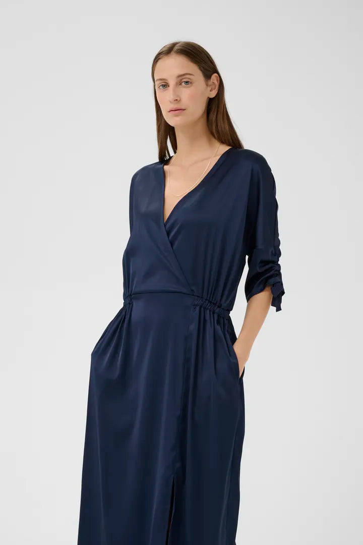 Lake Fake Wrap Dress