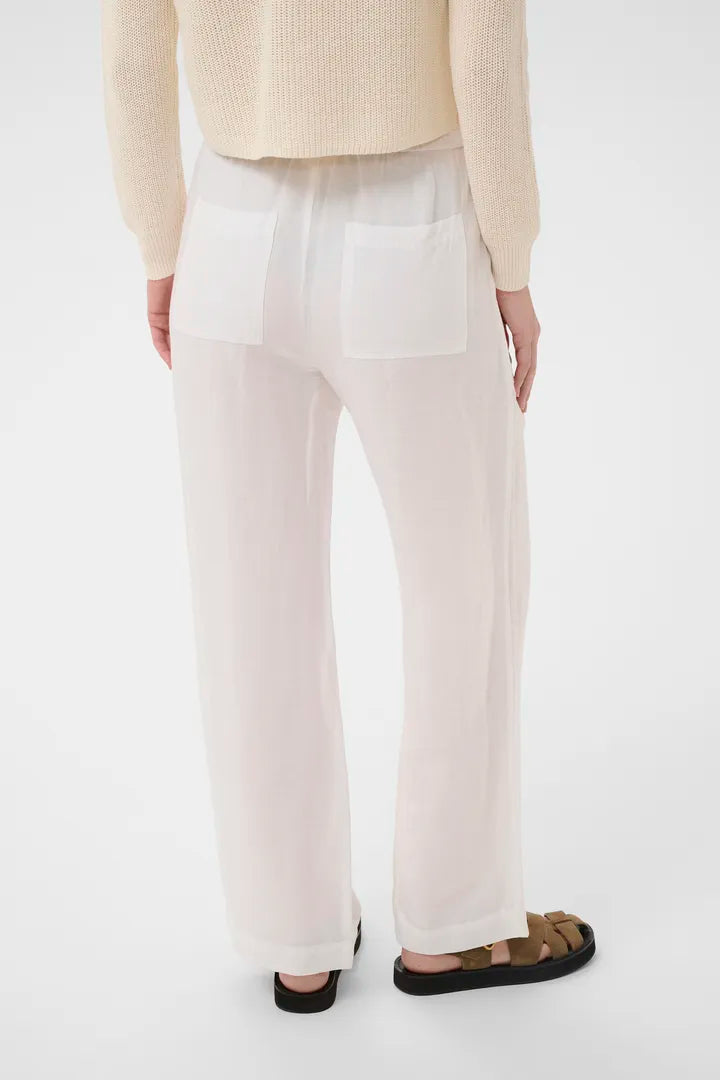 Eniola Bright White Troussers