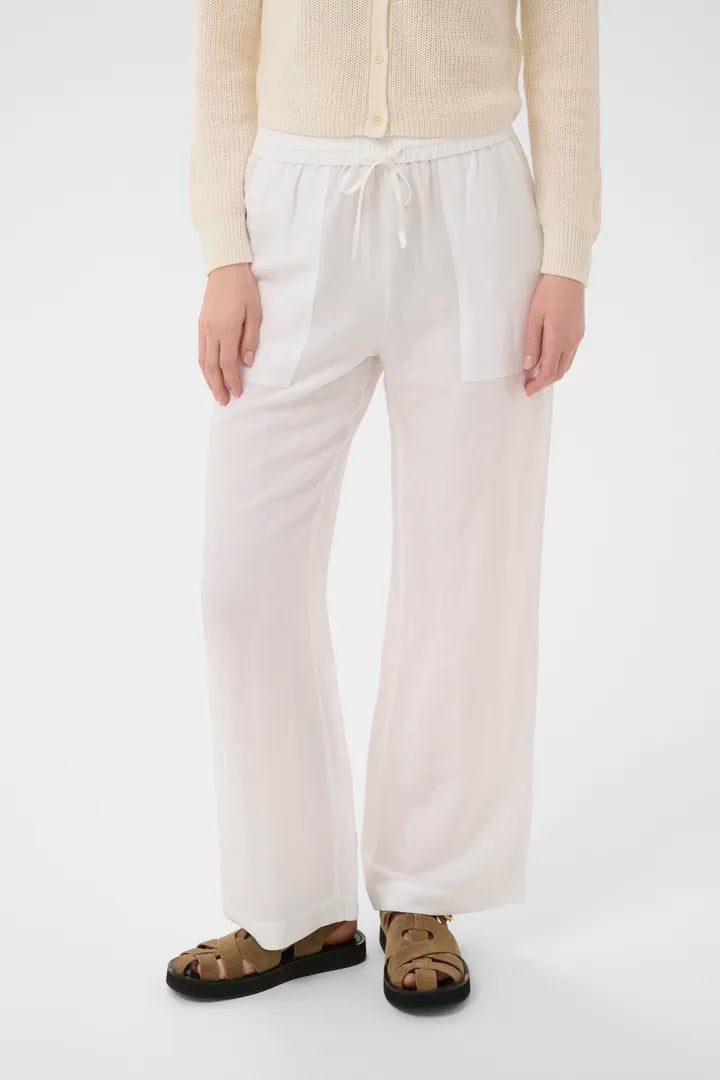 Eniola Bright White Troussers