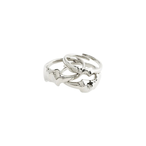 PILGRIM ANNE 3 IN 1 RING SET