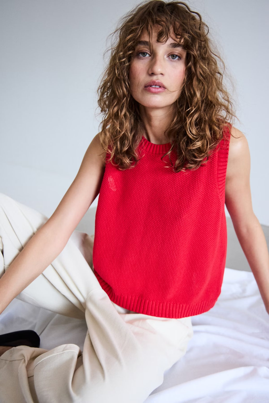 Dotties Sweater Mars Red