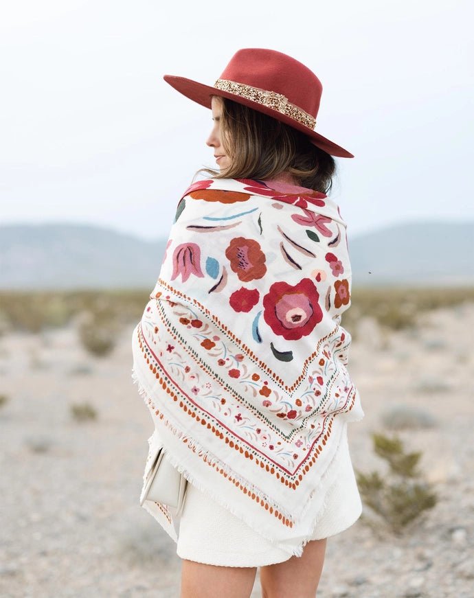Blakans Cream Foulard
