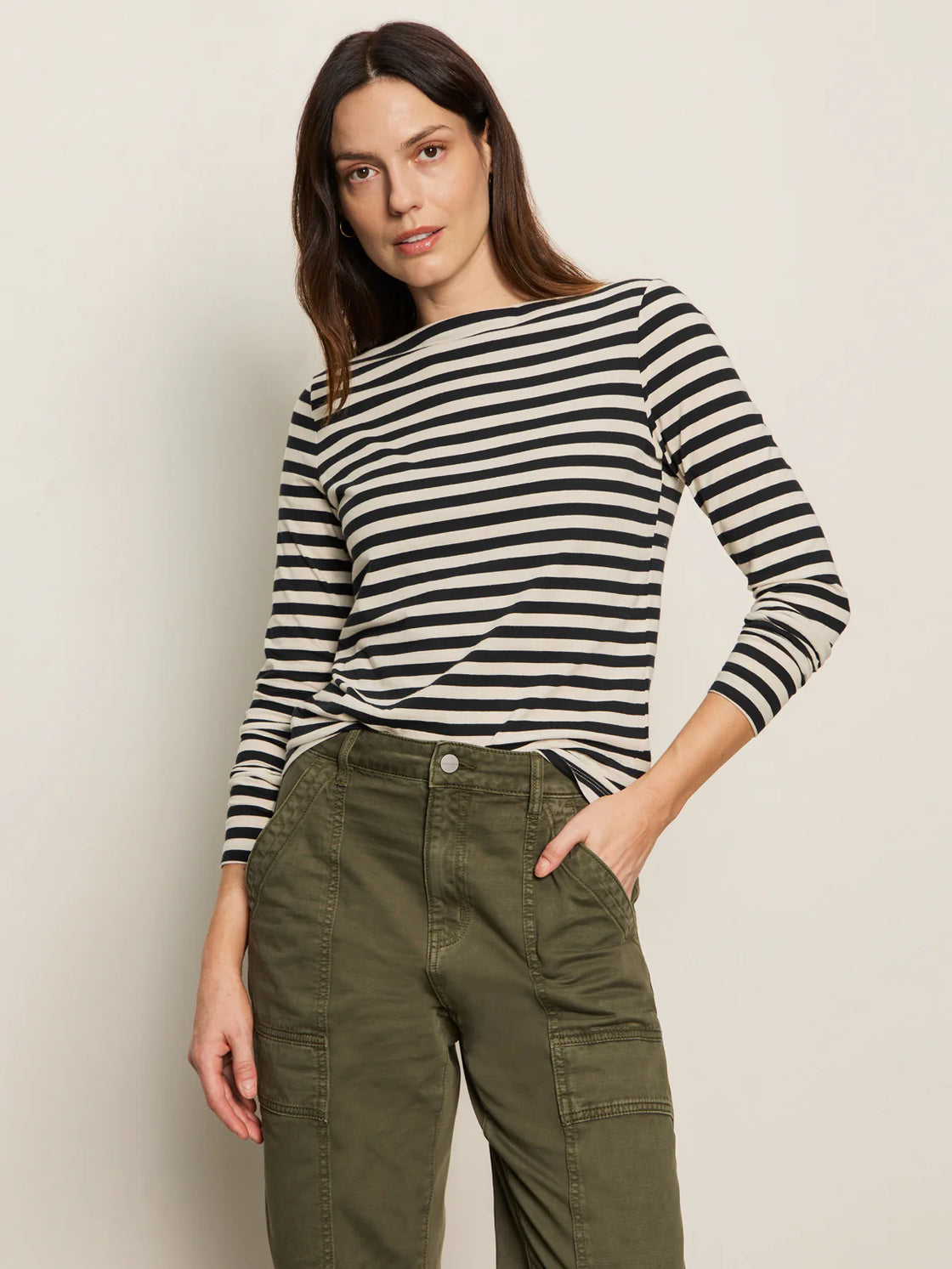 Boatneck LS Tee