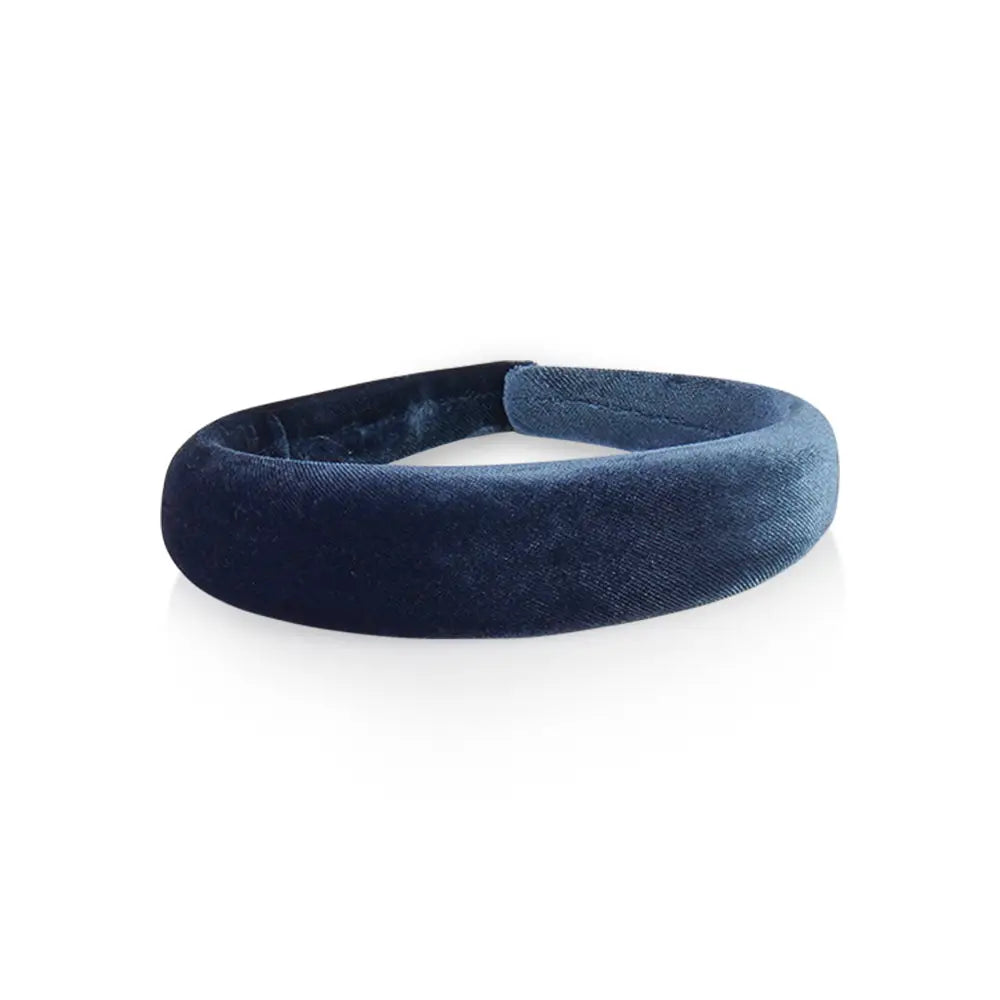 Velvet Covered Mini Puff Hairband
