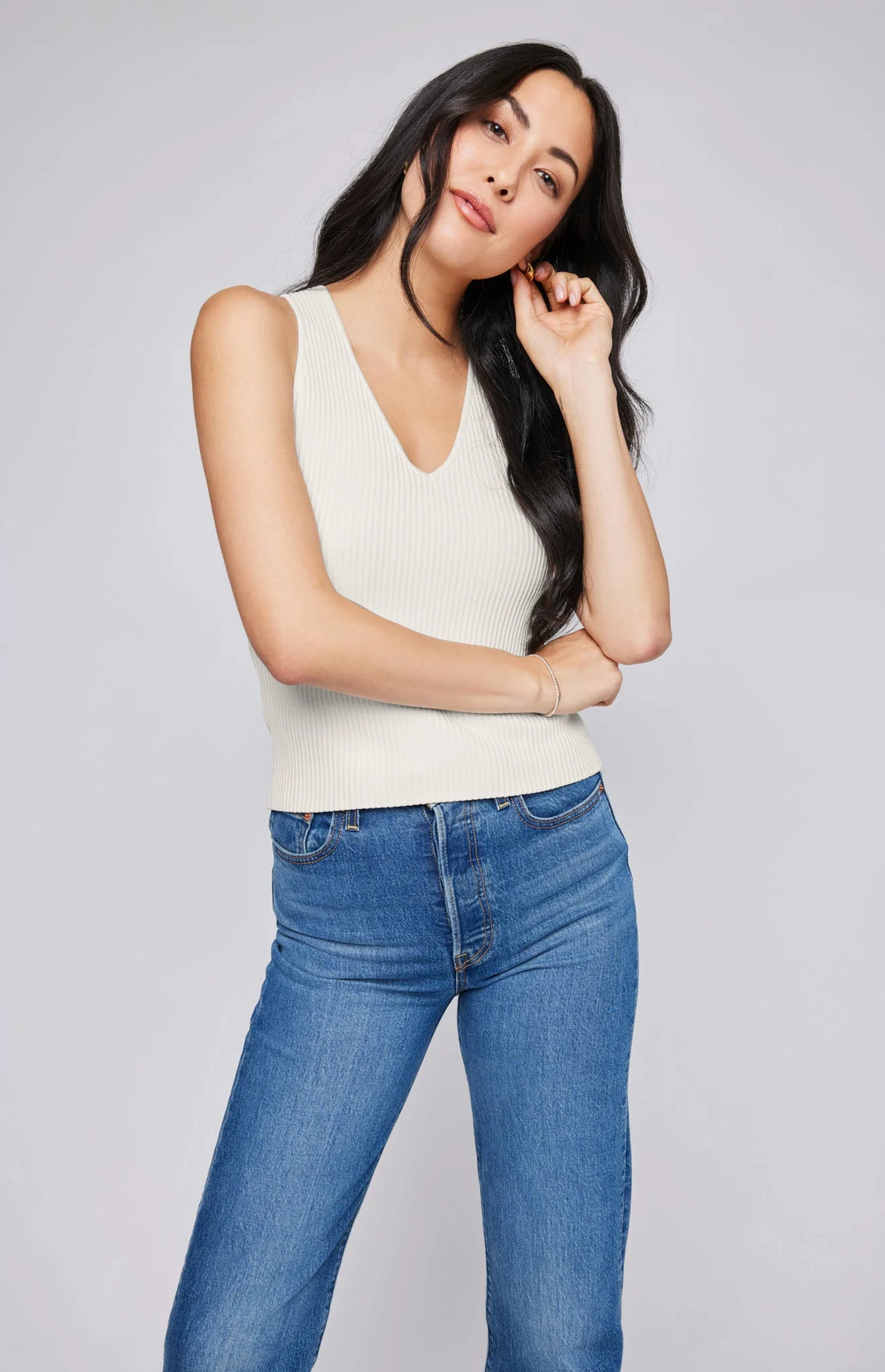 Cream Astor Tank