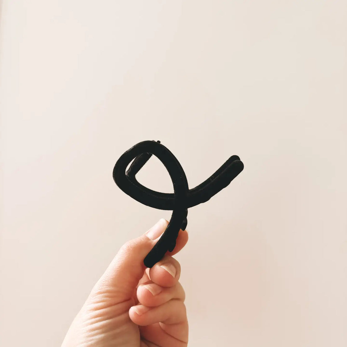 Holiday Velvet Claw Clip