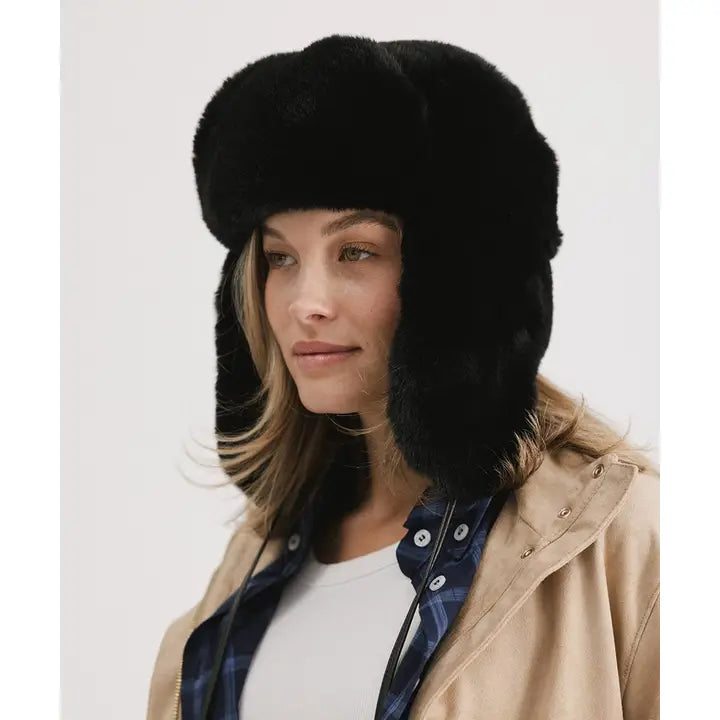 Logan Faux Fur Trapper Hat