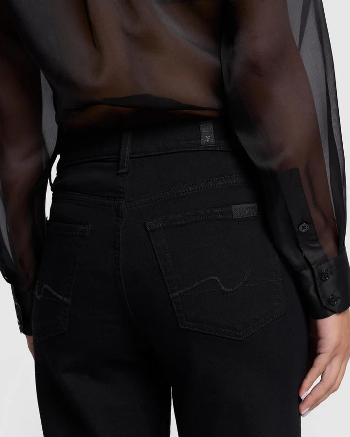 Cropped Alexa High Rise Straight Leg