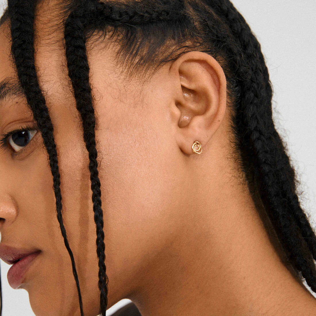 Diego Small Spiral Earring