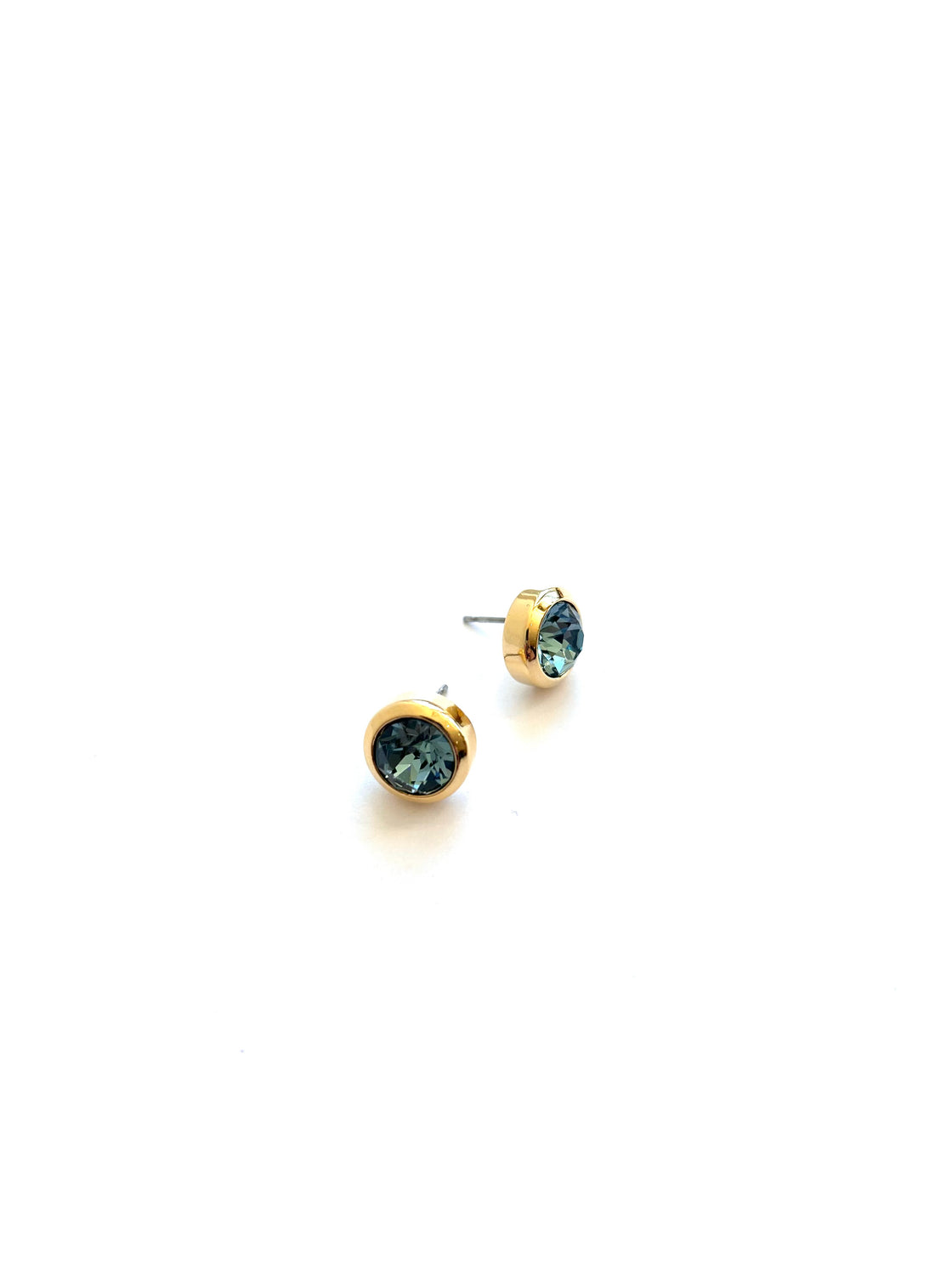 Indian Sapphire + Gold Small Earring