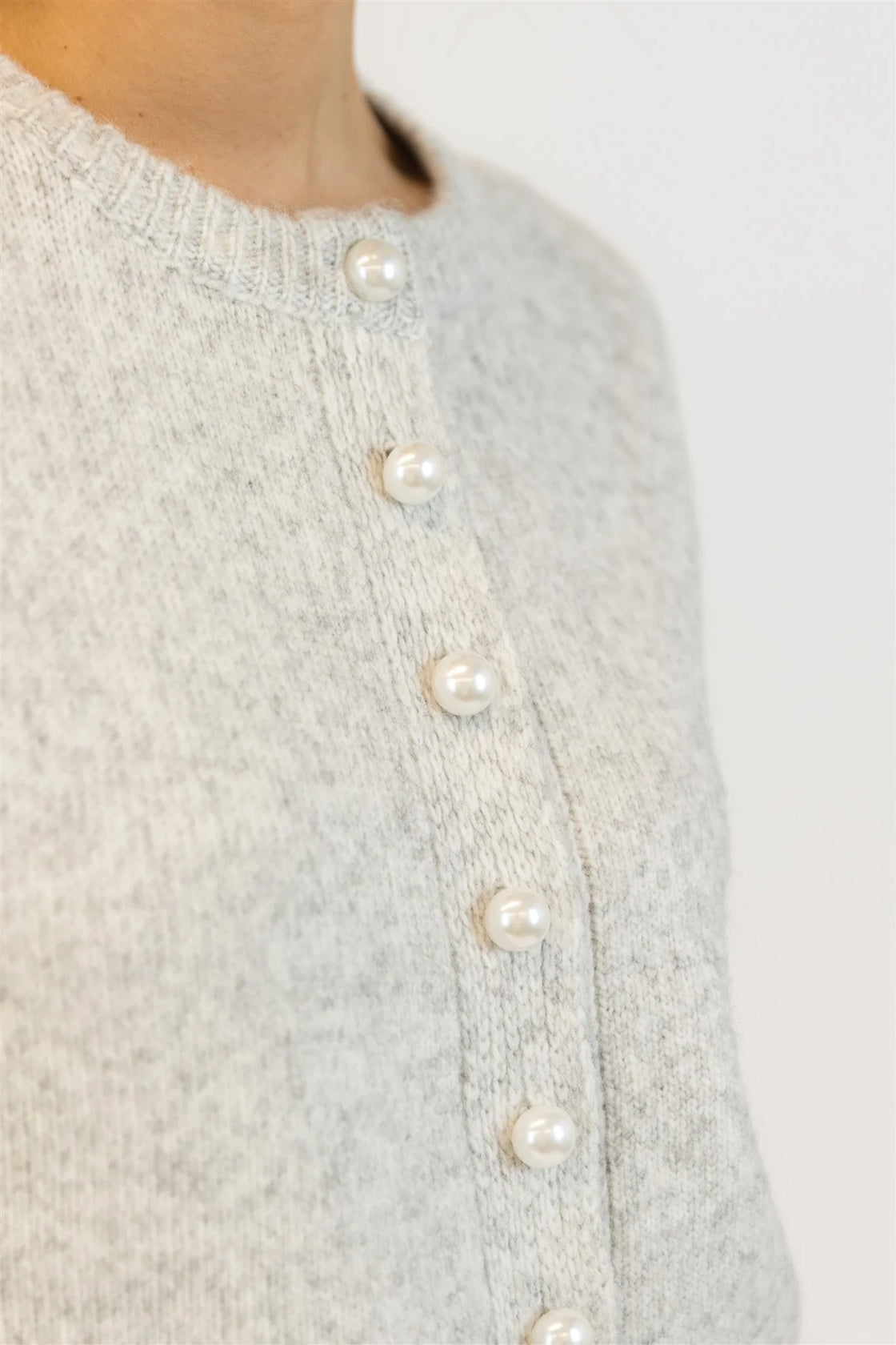 Aisha Pearl Cardigan