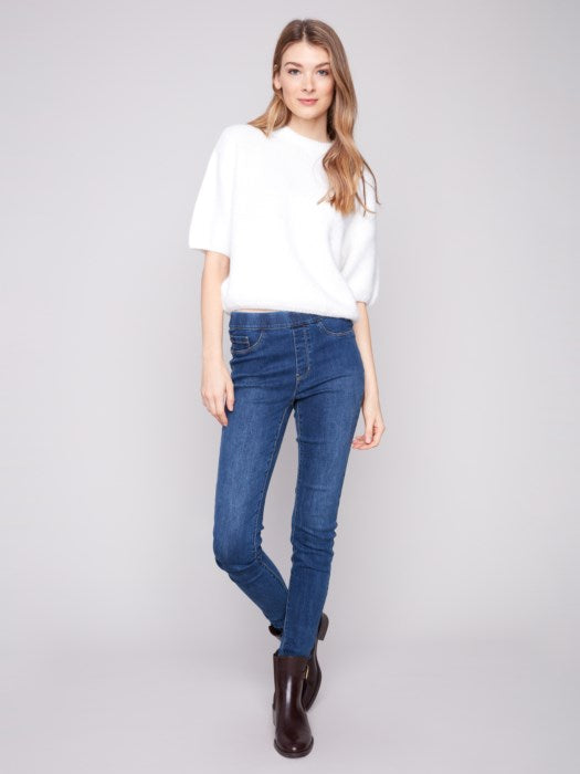 Balloon Elbow Sleeve Sweater