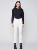 CHARLIE B BOOTCUT LEG JEAN -  NATURAL