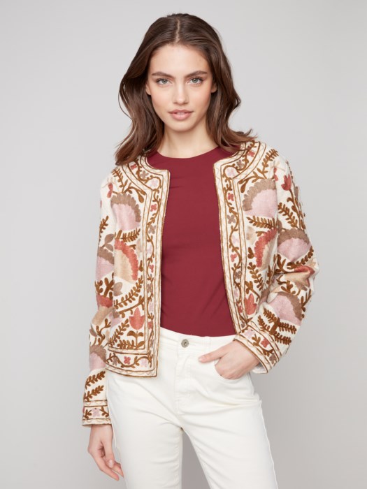 Edge to Edge Embroidered Jacket