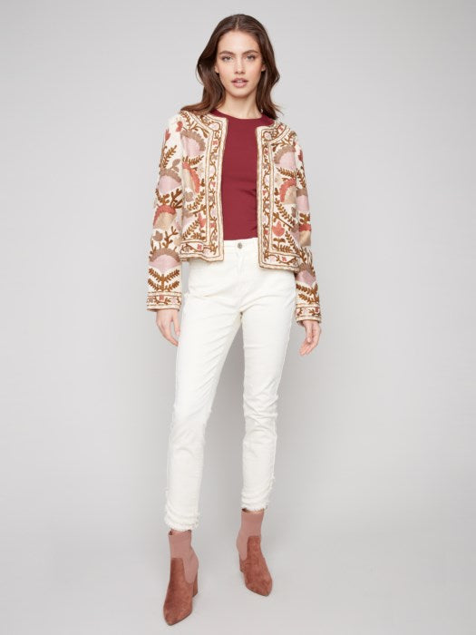 Edge to Edge Embroidered Jacket