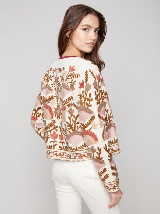 Edge to Edge Embroidered Jacket