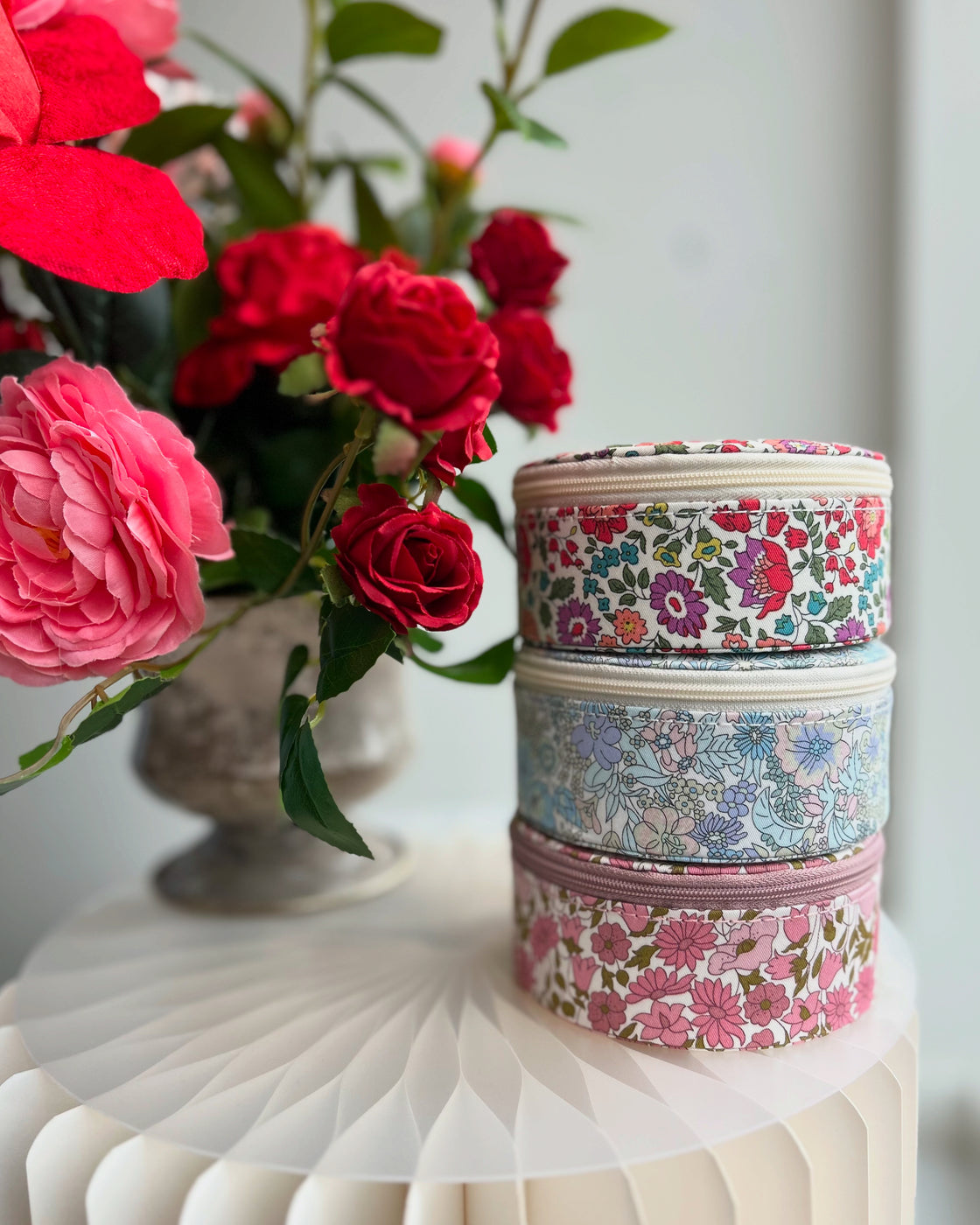Round Jewlery Box Liberty Prints