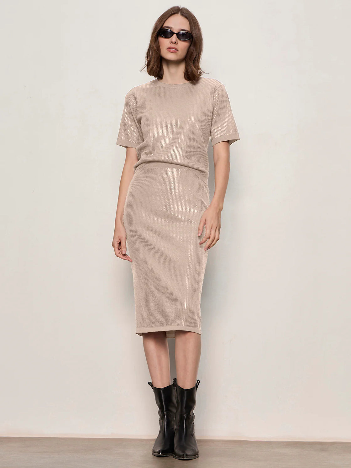 Sparkle Sequin Pencil Skirt