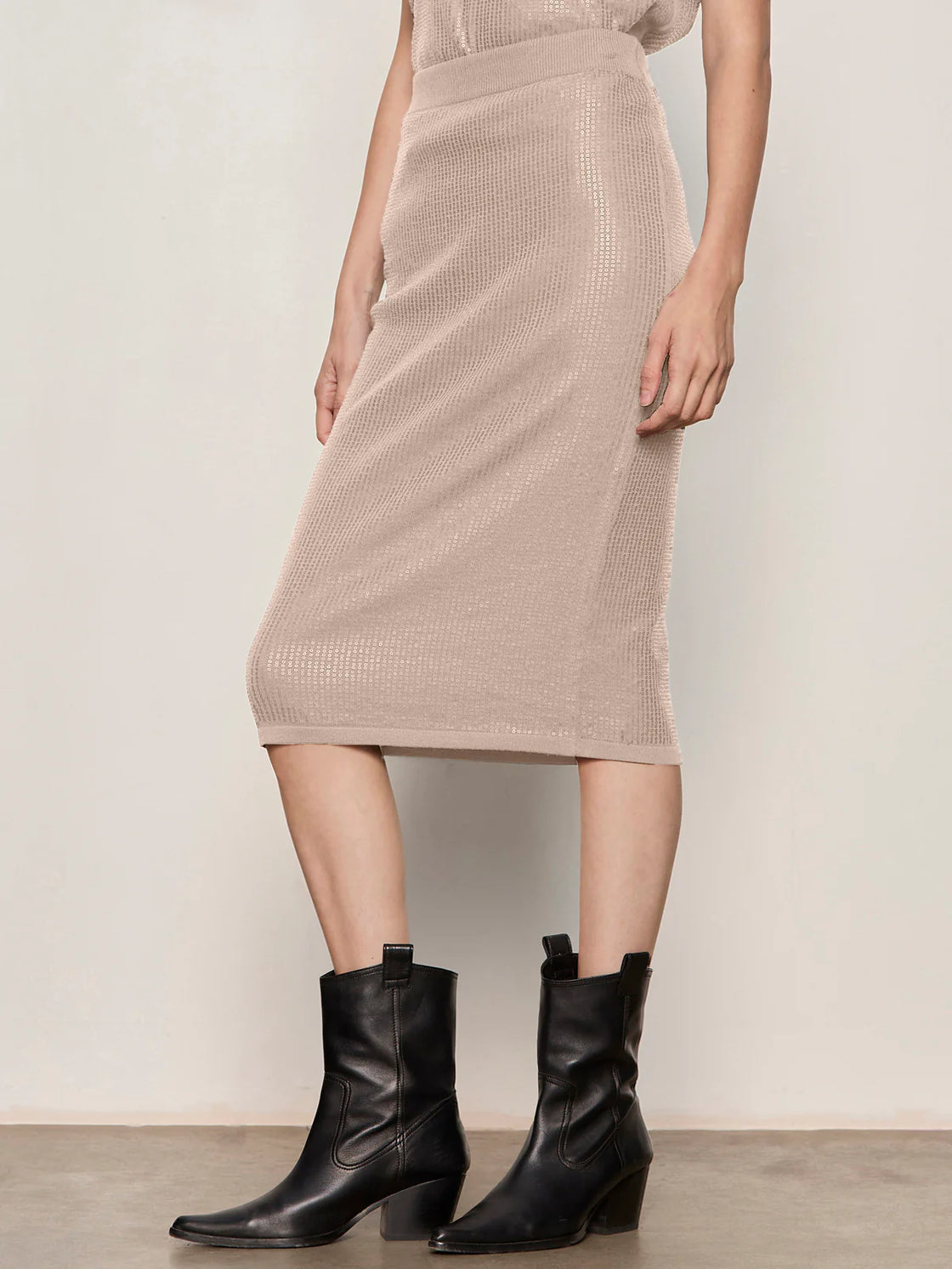 Sparkle Sequin Pencil Skirt