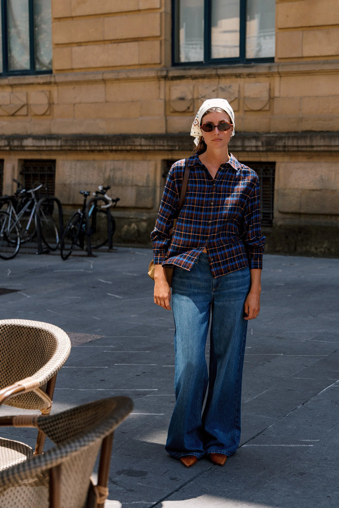 Multicolour Checkered Blouse