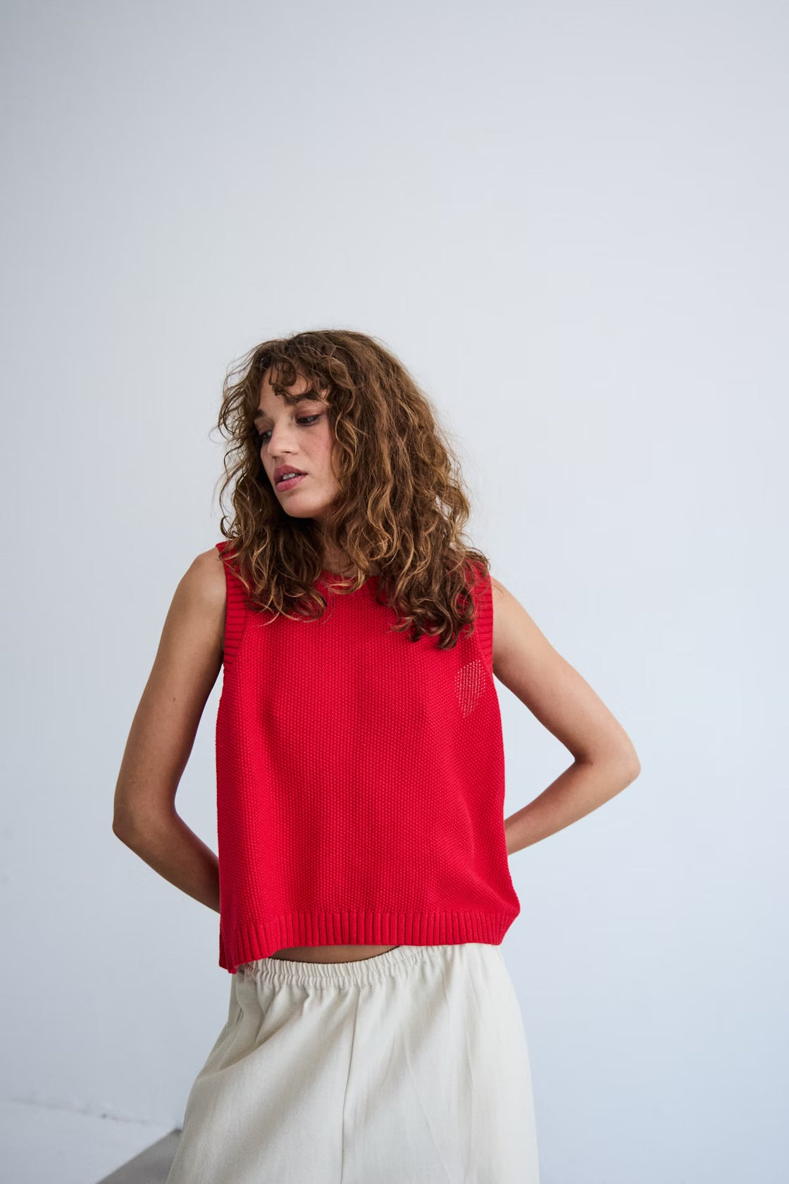 Dotties Sweater Mars Red