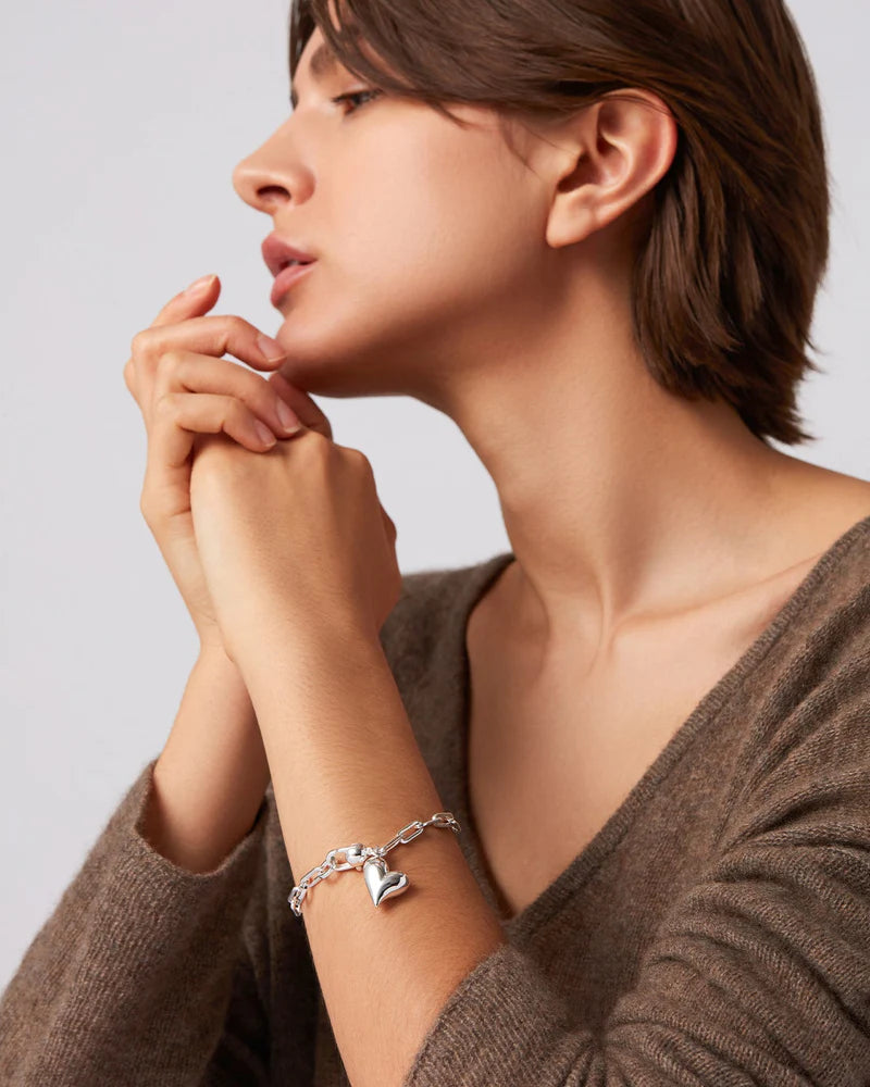 Puffy Heart Bracelet