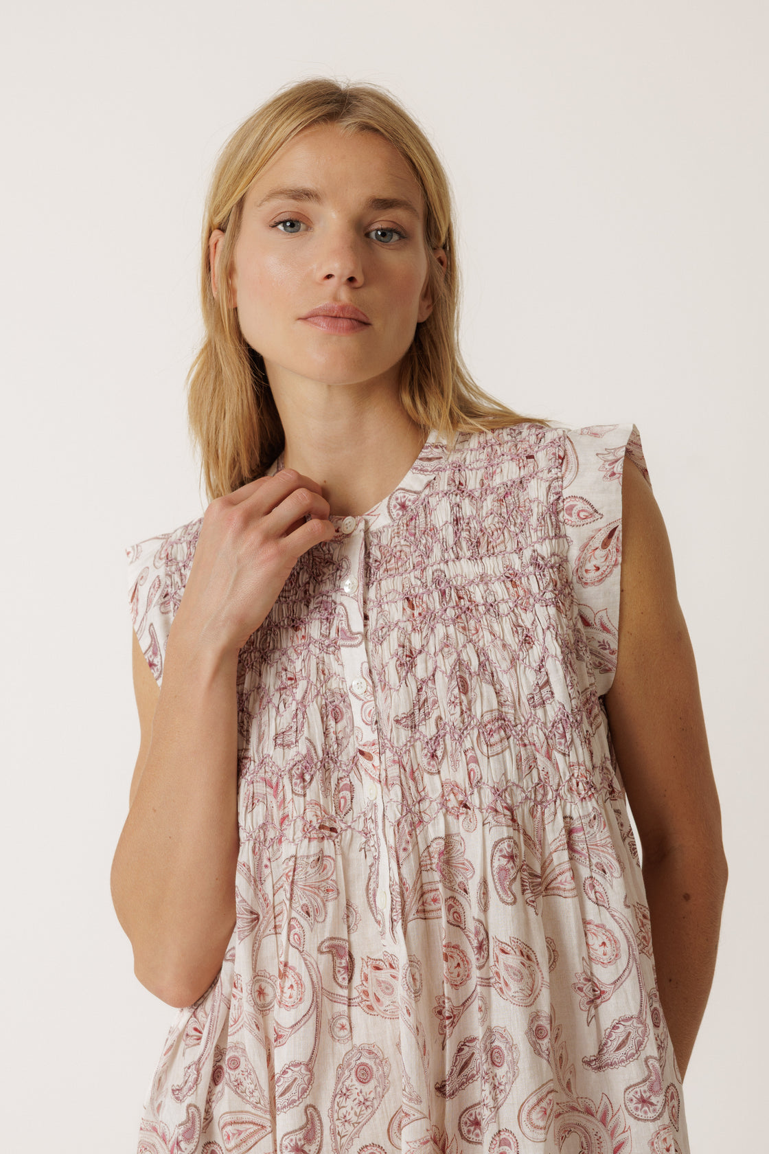 Lychee Smock Dress