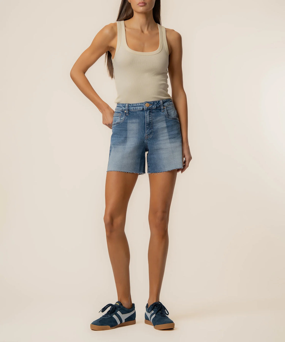 Jane High Rise Long Short Astonish