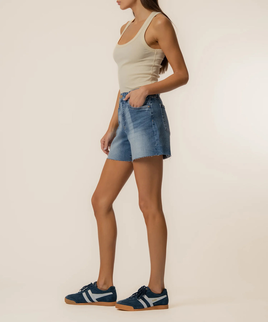 Jane High Rise Long Short Astonish