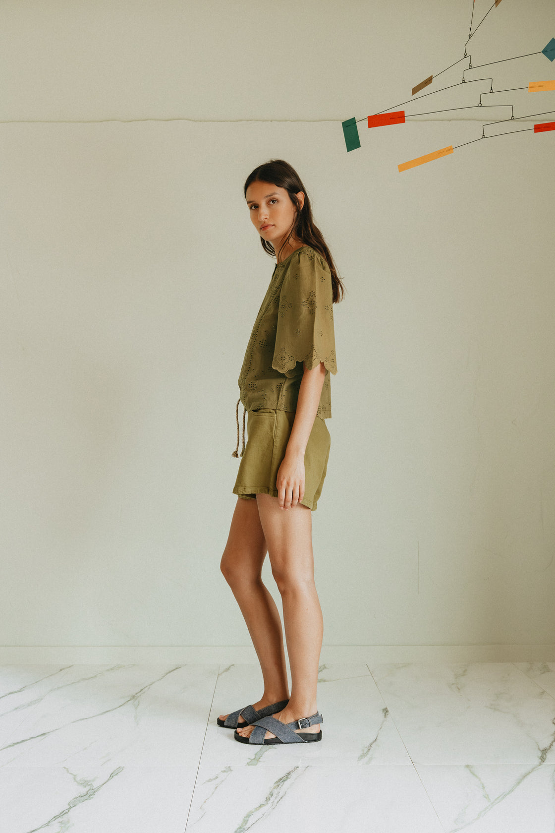 Schiffli Embroidery Blouse