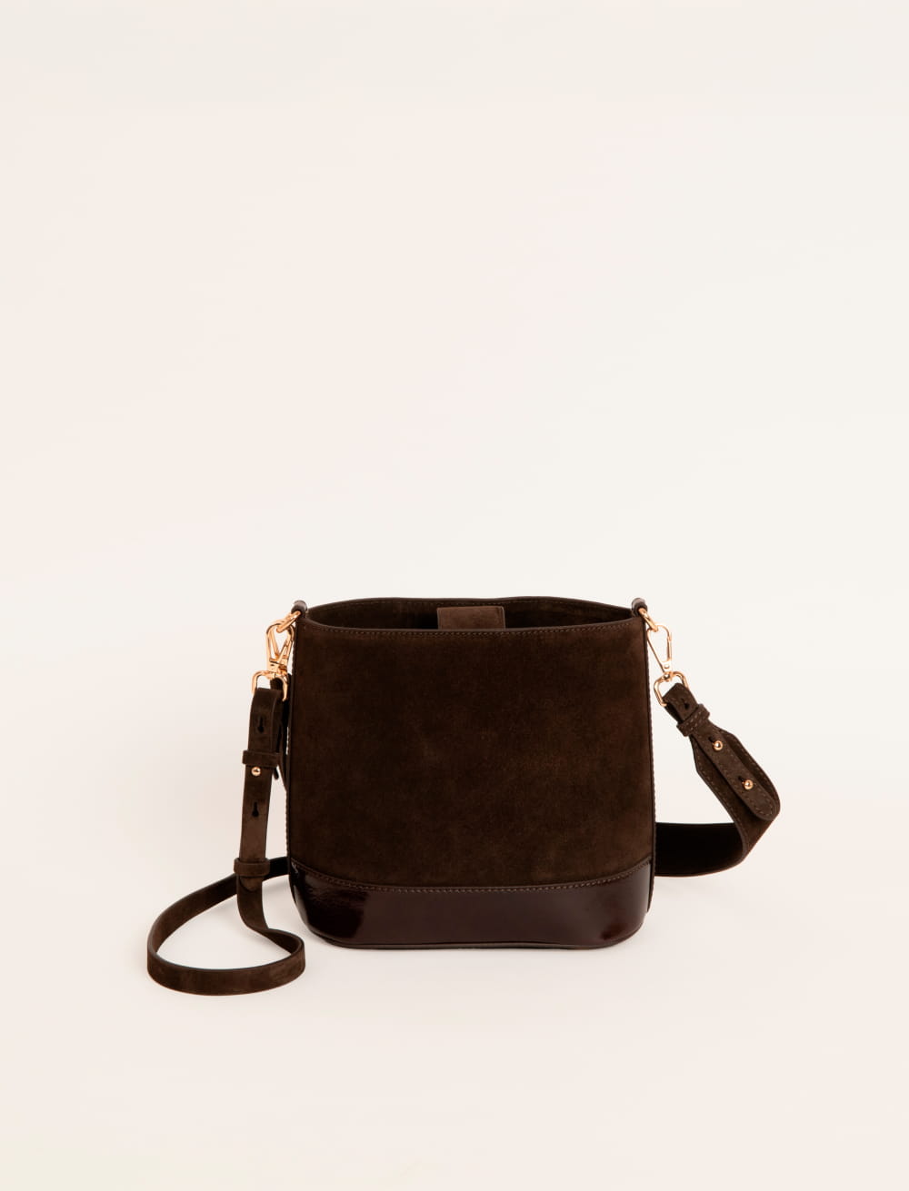 Marlon Chocolate Suede Bag