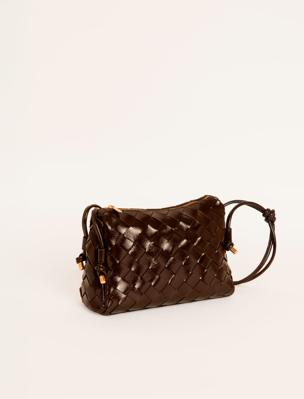 Georgia Handbag Chocolate Patent