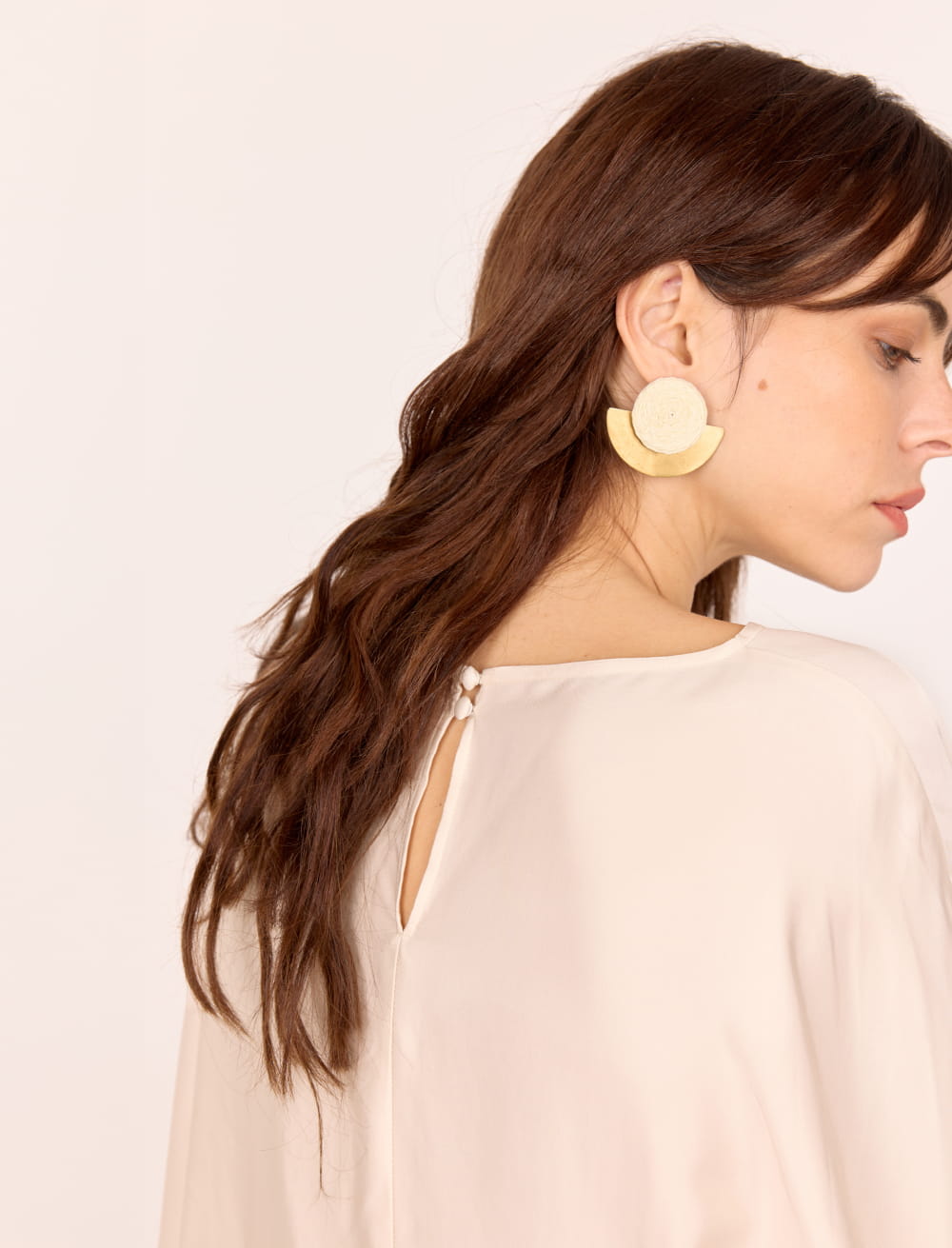 Farah Raffia Earring