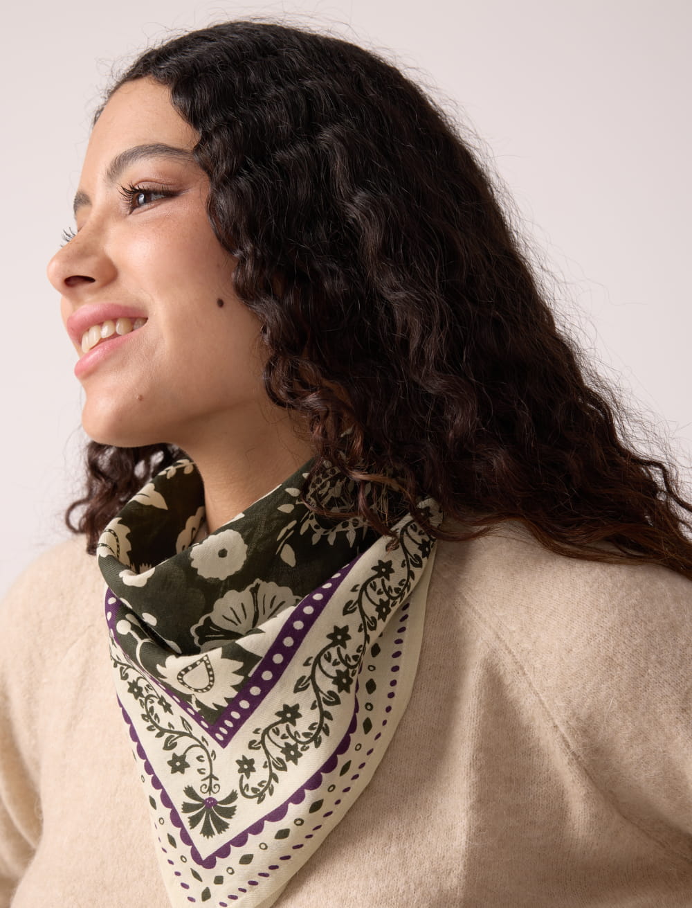 Small Indiennes Scarf