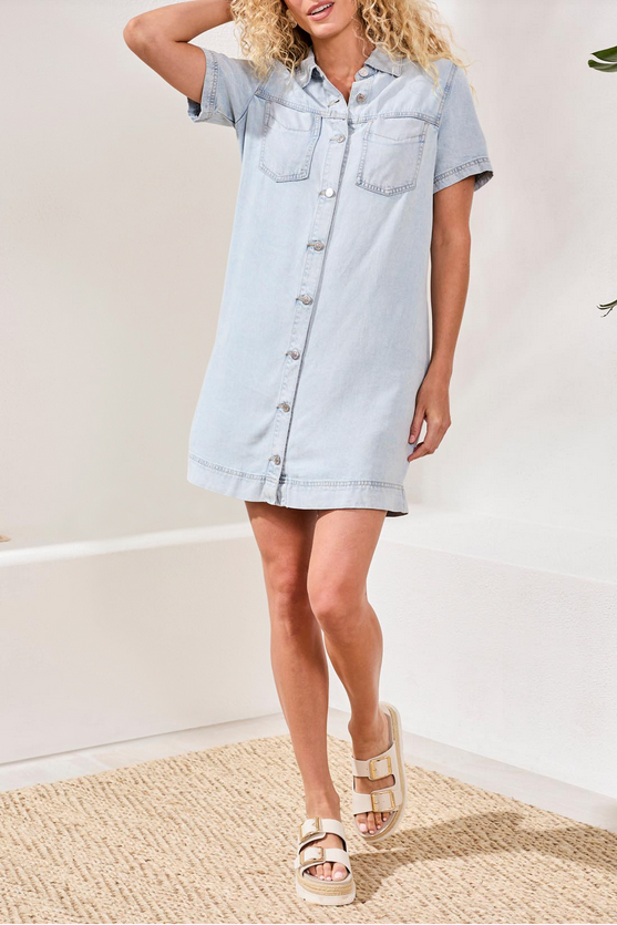 Denim Shirt Dress