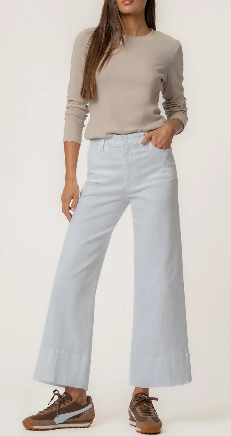 Meg High Rise Optic White