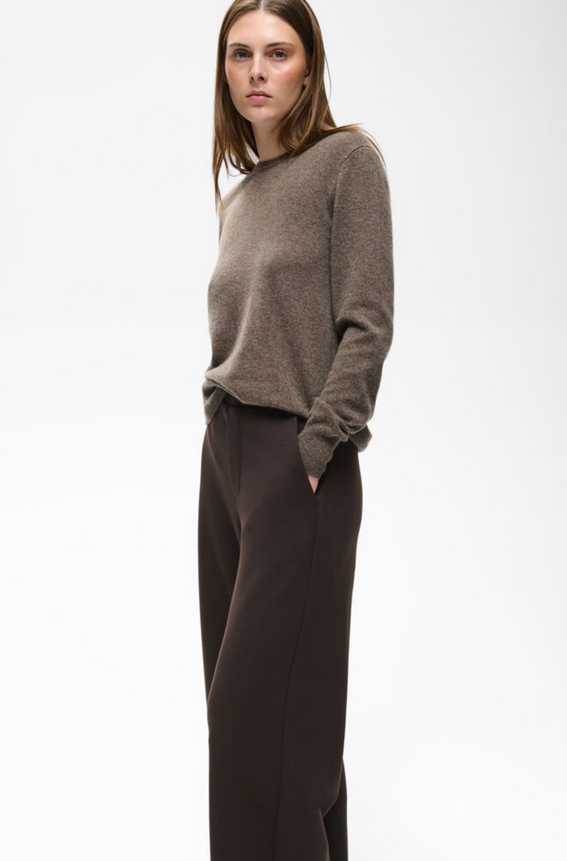 Gincette Cropped Pant Chocolate