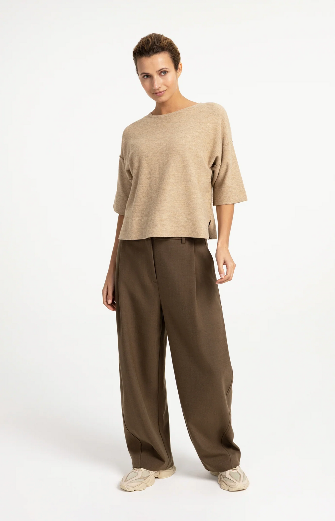 Oversized Knitted T-Shirt